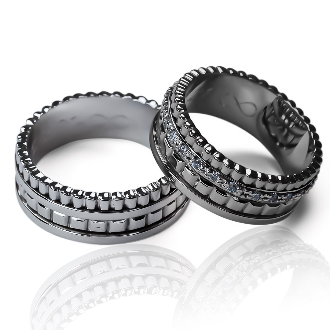 Argollas de matrimonio Nassar Love, fabricadas en oro 18k de Joyería Caracas, cuentan con un certificado de calidad que garantiza su autenticidad y durabilidad de por vida.