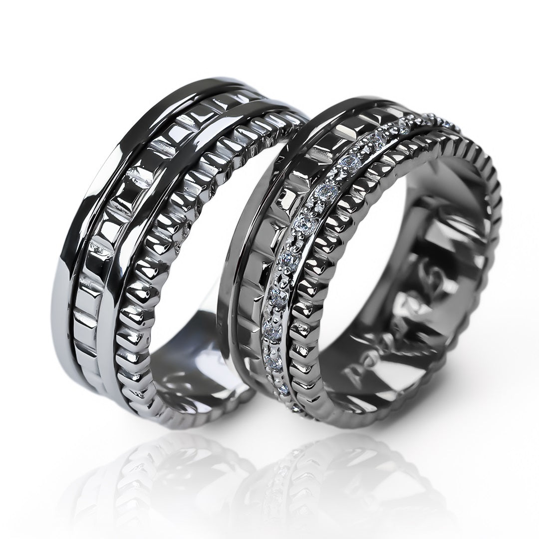Argollas de matrimonio Nassar Love, fabricadas en oro 18k de Joyería Caracas, cuentan con un certificado de calidad que garantiza su autenticidad y durabilidad de por vida.
