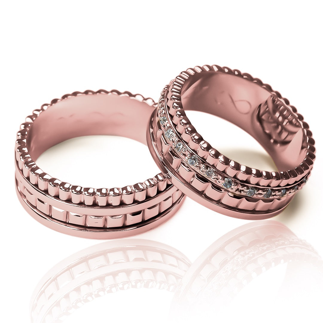 Argollas de matrimonio Nassar Love, fabricadas en oro 18k de Joyería Caracas, cuentan con un certificado de calidad que garantiza su autenticidad y durabilidad de por vida.