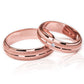 Argollas de matrimonio online love, fabricadas en oro 18k de Joyería Caracas, cuenta con certificado de calidad y garantía para toda la vida.