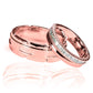 Argollas de matrimonio Princess Inlove, fabricadas en oro 18k de Joyería Caracas, cuentan con certificado de calidad y garantía para toda la vida.