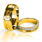 Argollas de matrimonio Princess Inlove, fabricadas en oro 18k de Joyería Caracas, cuentan con certificado de calidad y garantía para toda la vida.