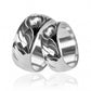 Argollas de Matrimonio Shine Esse, elaboradas en oro 18 quilates por Joyería Caracas, cada anillo viene con un certificado de calidad y garantía para toda la vida.