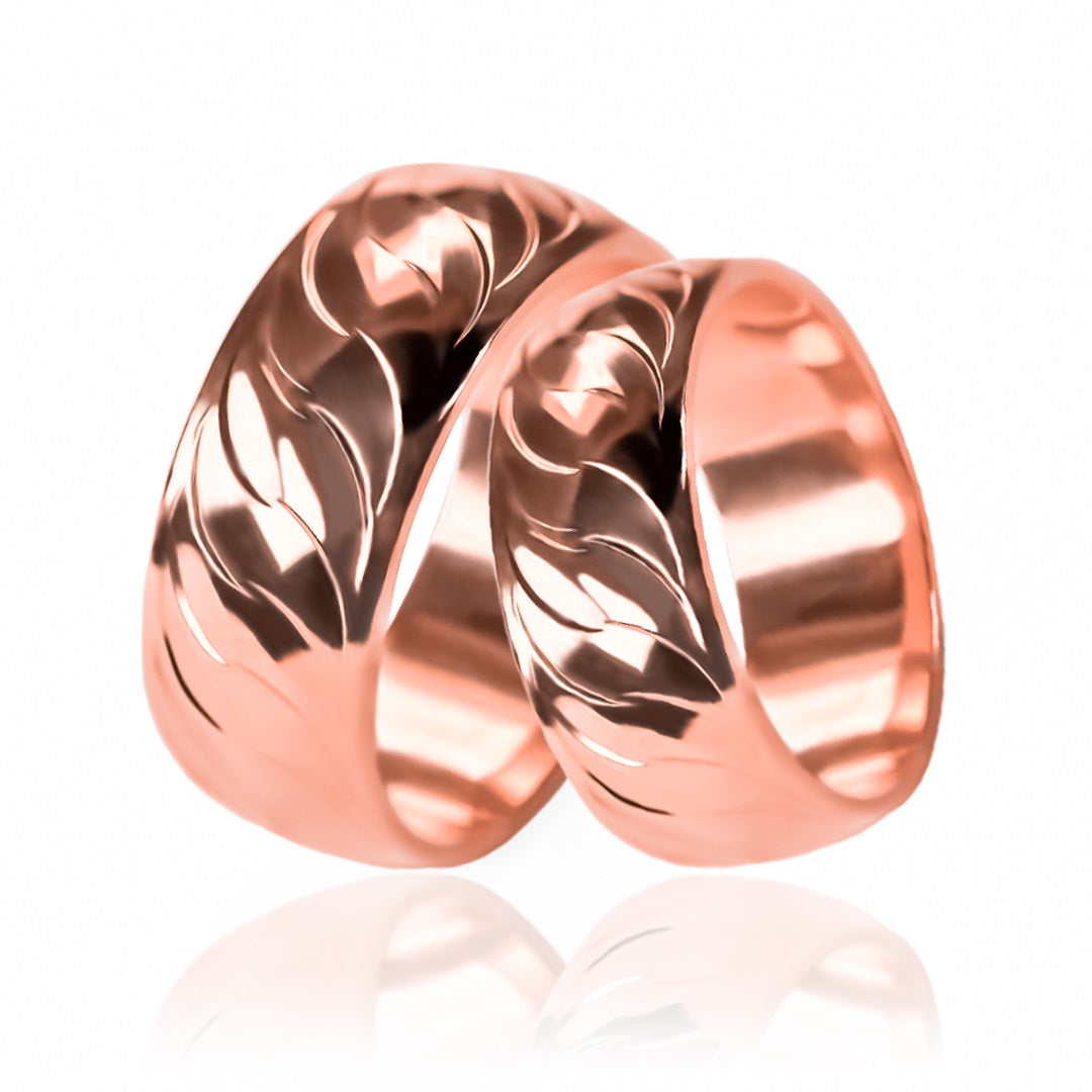 Argollas de Matrimonio Shine Esse, elaboradas en oro 18 quilates por Joyería Caracas, cada anillo viene con un certificado de calidad y garantía para toda la vida.
