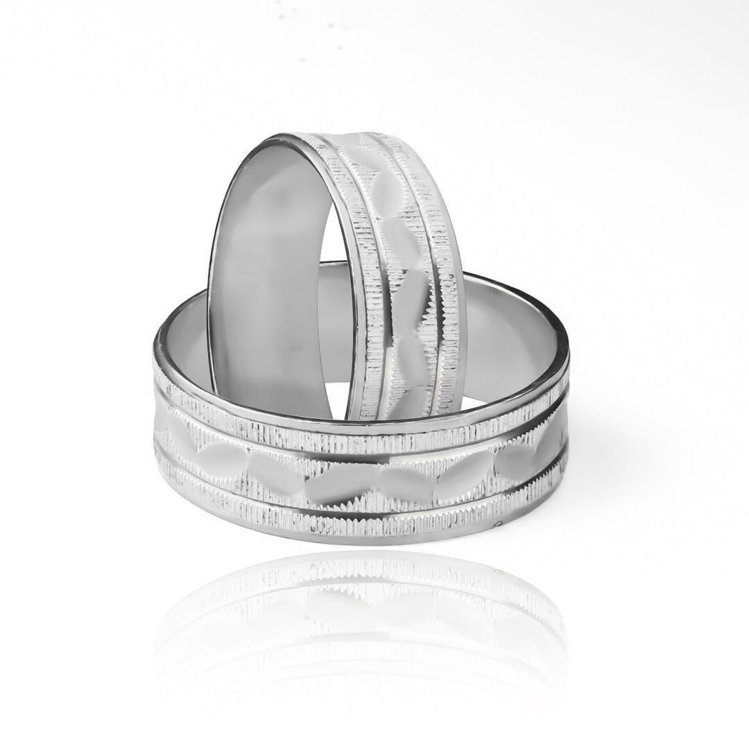 Anillo Compromiso Anillo De Rodio Puro Precio Argollas De