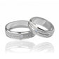 Argollas de matrimonio Street Love, fabricadas en oro 18k por Joyería Caracas, cuentan con certificado de calidad y garantía para toda la vida.
