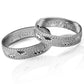 Argollas de matrimonio Tiger Cóncava, fabricadas en oro 18k por Joyería Caracas, vienen con certificado de calidad y garantía de por vida.