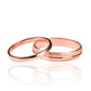 Argollas de matrimonio toda una vida II, fabricadas en oro 18k de Joyería Caracas, viene con un certificado de calidad que garantiza su autenticidad de por vida.