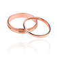 Argollas de matrimonio toda una vida II, fabricadas en oro 18k de Joyería Caracas, viene con un certificado de calidad que garantiza su autenticidad de por vida.