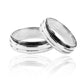Argollas de matrimonio classic tres oros, fabricadas en oro 18k de Joyería Caracas. Cada argolla viene con un certificado de calidad y autenticidad de por vida.