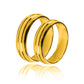 Argollas de matrimonio classic tres oros, fabricadas en oro 18k de Joyería Caracas. Cada argolla viene con un certificado de calidad y autenticidad de por vida.