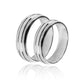 Argollas de matrimonio classic tres oros, fabricadas en oro 18k de Joyería Caracas. Cada argolla viene con un certificado de calidad y autenticidad de por vida.