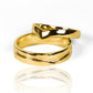 Argollas de matrimonio Wave on point fabricadas en oro 18k de Joyería Caracas, cuentan con certificado de calidad y garantía para toda la vida.