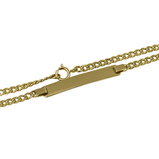 Pulsera Cubana seguina Plane S. Fabricada en oro 18K por Joyería Caracas, esta pulsera es sinónimo de sofisticación. Con una garantía de por vida.