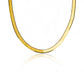 Gargantilla Espejo S 40, fabricado en oro 18k por Joyería Caracas, cuenta con un certificado de calidad y garantía de por vida.