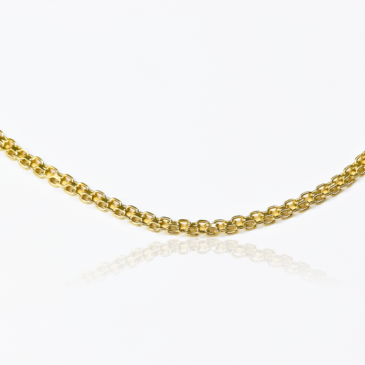 Cadena Bismarck 45 S es una elegante joya de oro 18k de Joyería Caracas, con garantía de por vida. 