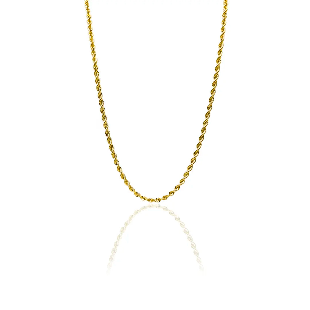 Cadena lazo M40 P, una joya exclusiva de la Joyería Caracas. Hecha con el lujo del oro de 18k, esta cadena es elegancia y estilo en una sola pieza. Con garantía para toda la vida.