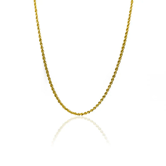 Cadena lazo M45 P, una joya de calidad de la prestigiosa Joyería Caracas. Hecha de oro 18k, es un símbolo de elegancia y sofisticación. Con garantía para toda la vida.