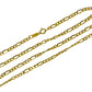 Cadena Cubana 3x1 45 es una adición elegante y duradera a tu colección de Joyería Caracas. Hecha de oro de 18k, cuenta con garantía de por vida. 
