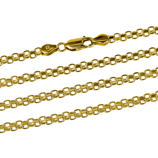 Cadena Bismarck L 60 en oro de 18K de la Joyería Caracas es el accesorio perfecto para darle un toque de elegancia a tu outfit. Hecha con materiales de alta calidad.