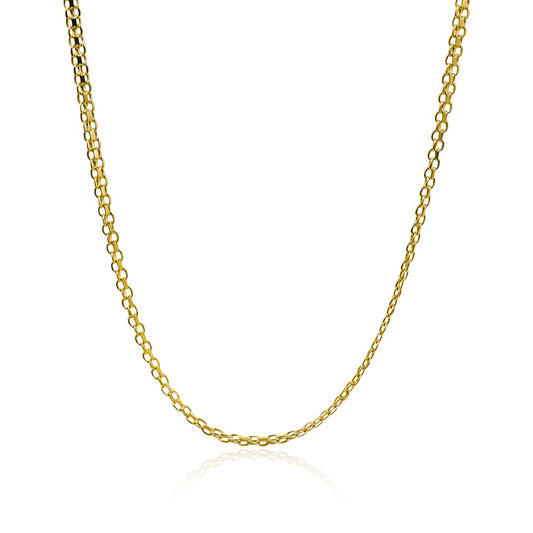 Cadena Bismarck L 60 en oro de 18K de la Joyería Caracas es el accesorio perfecto para darle un toque de elegancia a tu outfit. Hecha con materiales de alta calidad.