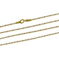 Cadena Escalera 3 oros E45, un impresionante collar de oro de 18k de la prestigiosa Joyería Caracas. Cuenta con garantía de por vida. 