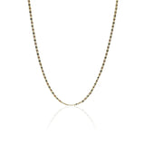 Cadena Escalera 3 oros E50 de Joyería Caracas. Hecha con oro 18k, esta cadena añadirá brillo y sofisticación a cualquier atuendo. Cuenta con garantía de por vida. 
