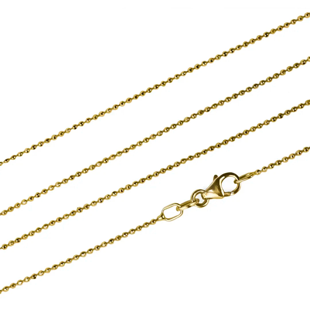 Cadena militar S50 de Joyería Caracas es una pieza excepcional de oro 18k con garantía de por vida. Elegante y exclusiva, esta cadena es una inversión en lujo y estilo que perdurará para siempre.