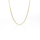 Cadena Singapur SS40. Hecho con oro 18k y respaldado por una garantía de por vida, esta joya de Joyería Caracas es una inversión que perdurará en el tiempo.