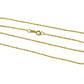 Cadena Singapur SS45, diseñada por Joyería Caracas. Hecha de oro 18k, esta cadena es una pieza de lujo que garantiza calidad de por vida.