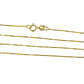 Cadena Venecia Style 40 M de Joyería Caracas, hecha de oro 18k, esta cadena es garantía de durabilidad y sofisticación para toda la vida.