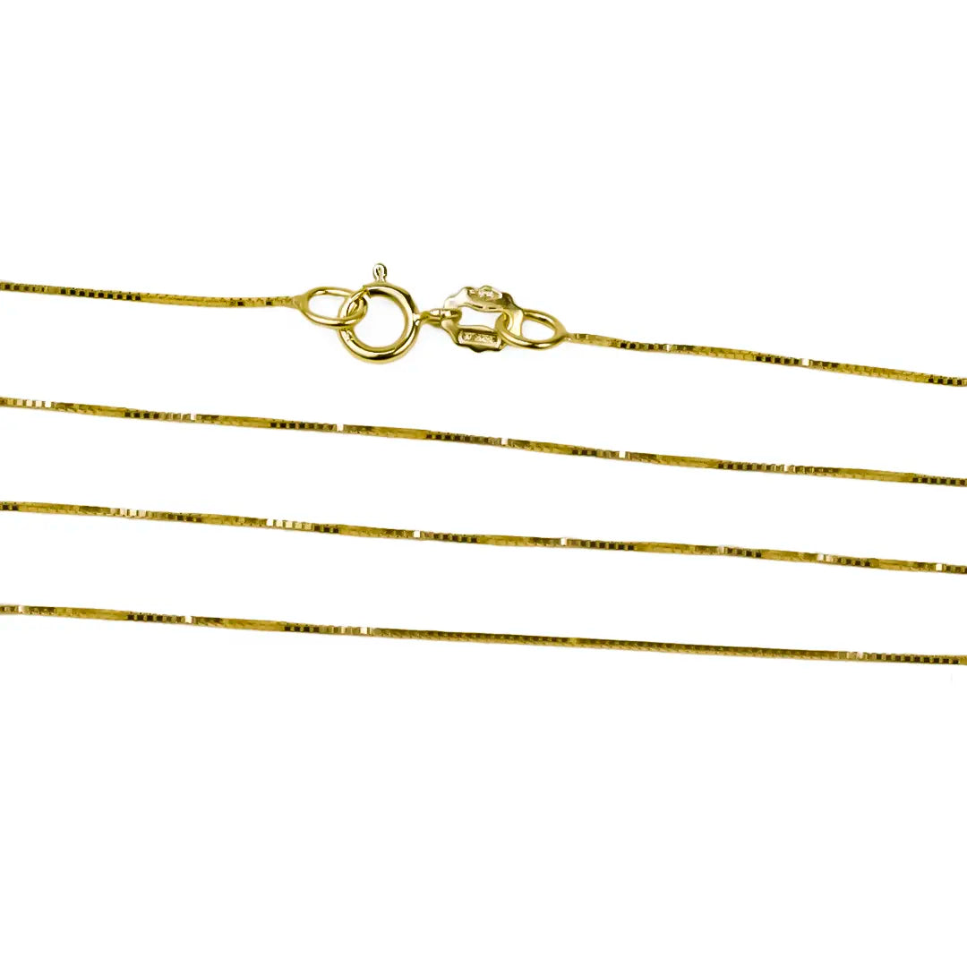 Cadena Venecia Style 40 M de Joyería Caracas, hecha de oro 18k, esta cadena es garantía de durabilidad y sofisticación para toda la vida.