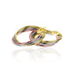 Candongas aros espiral, elaboradas en oro 18K por Joyería Caracas. Con su garantía para toda la vida.