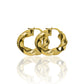 Candonga melcocha arena M fabricadas en oro 18k por Joyería Caracas, cuenta con una garantía para toda la vida. 