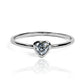 Anillo de compromiso Diamond Heart. Fabricado en Joyería Caracas con oro de 18 quilates y certificado de calidad garantizado para una vida.