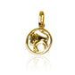 Dije Tauro, una pieza de joyería exclusiva en oro 18K de Joyería Caracas. Con garantía de por vida.