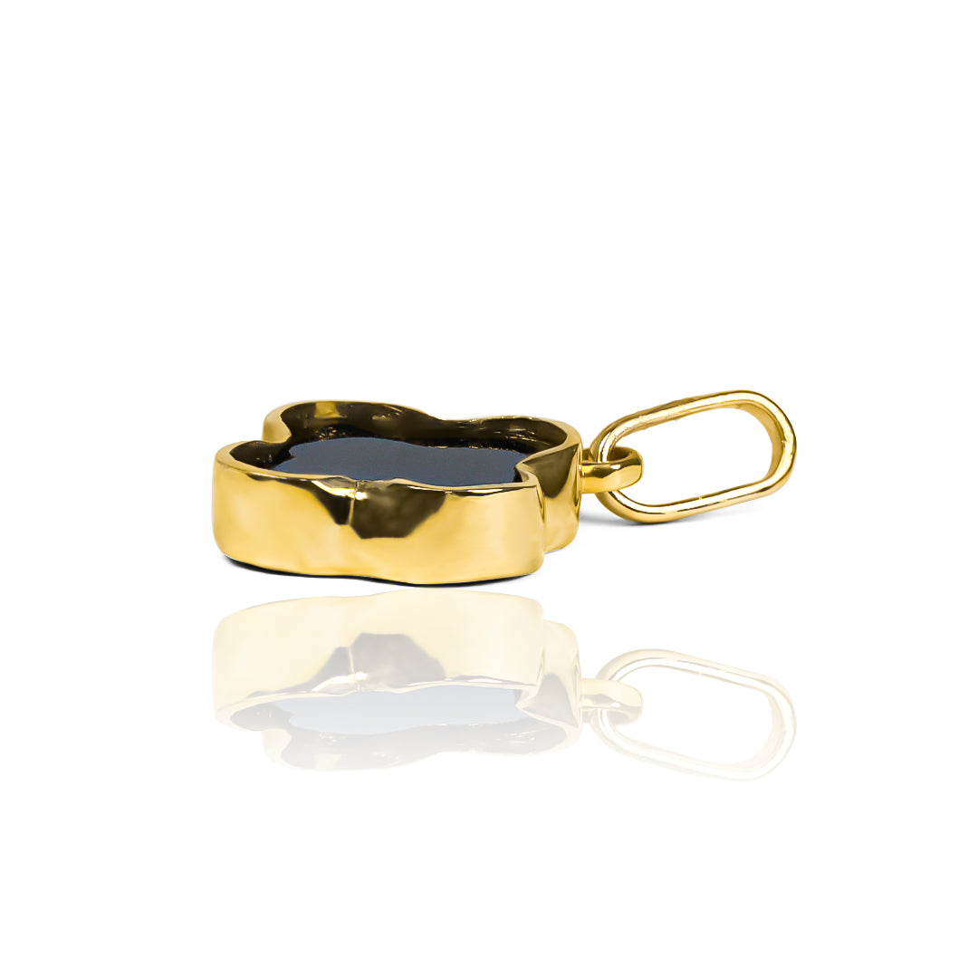 Crystal flower 6 petals blue JT SM