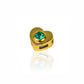 Dije Corazón Pasante #3.0, fabricado en Oro 18K por Joyería Caracas, cuenta con certificado de calidad y garantía de por vida.