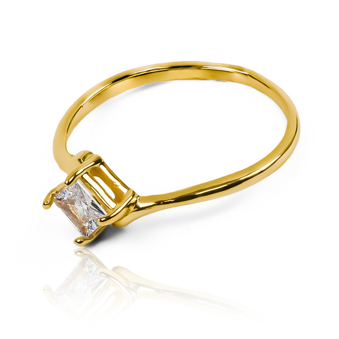 Anillo de compromiso dual love II. Diseñado en Joyería Caracas, este anillo de oro de 18k viene con un certificado de calidad y garantía para toda la vida.