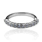 Anillo de compromiso duo aglove JC. Hecho con oro 18k en Joyería Caracas de la más alta calidad y con un certificado de calidad y garantía para toda la vida.