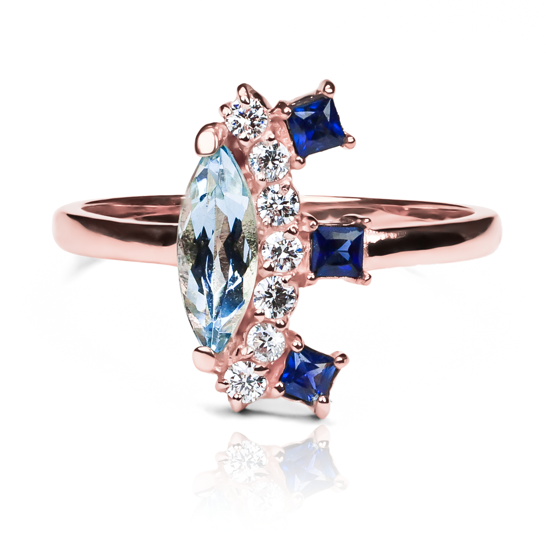 Anillo Marquez, hecho de oro 18k con certificado de calidad y garantía de por vida, esta Joyería Caracas es una elección sofisticada y exclusiva para un momento tan especial. 
