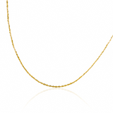 Cadena elegante y exclusiva es un símbolo de estilo y lujo. Hecha con oro 18k y diseñada por Joyería Caracas, cuenta con una garantía para toda la vida.