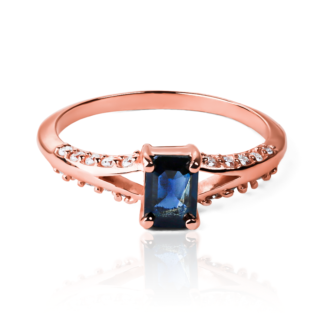 Anillo Sapphire Bridge, hecho de oro 18k con certificado de calidad y garantía de por vida, esta Joyería Caracas es una elección sofisticada y exclusiva para un momento tan especial.