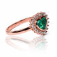 Anillo Emerald Heart ring, hecho de oro 18k con certificado de calidad y garantía de por vida, esta Joyería Caracas es una elección sofisticada y exclusiva para un momento tan especial.