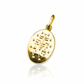 Dije Milagrosa H M I. Fabricado con oro 18K de la más alta calidad y diseño de Joyería Caracas, cuenta con garantía de por vida. 