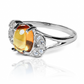 Anillo Citrine Garden, hecho de oro 18k con certificado de calidad y garantía de por vida, esta Joyería Caracas es una elección sofisticada y exclusiva para un momento tan especial.