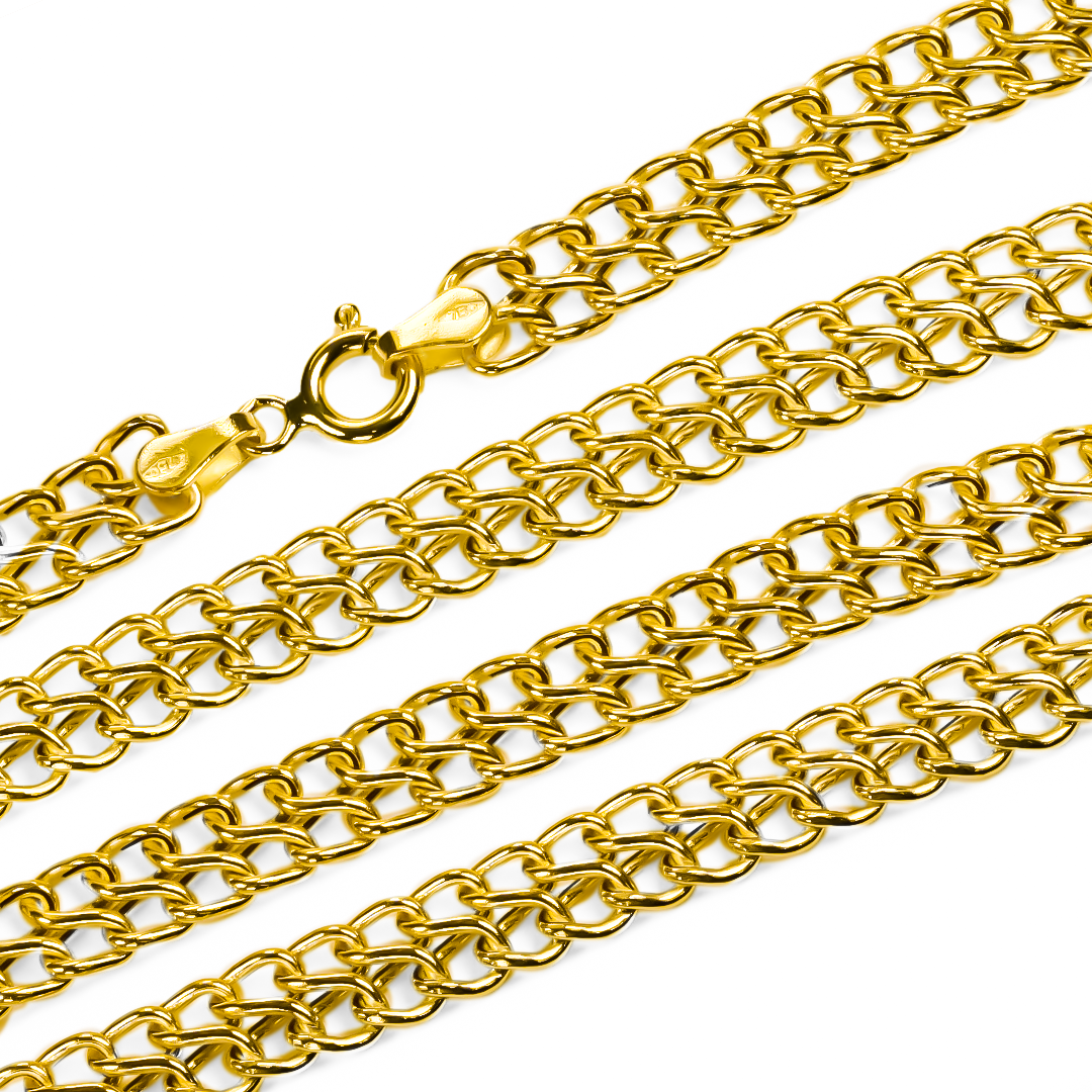 Cadena Saduza L 50. Fabricada en Joyería Caracas con oro 18k de la más alta calidad. Una pieza que te acompañará toda la vida con nuestra garantía de por vida.