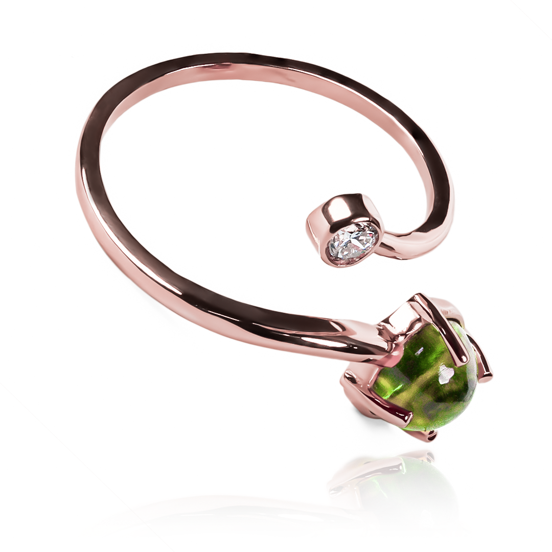 Anillo Tears of the amazon, hecho de oro 18k con certificado de calidad y garantía de por vida, esta Joyería Caracas es una elección sofisticada y exclusiva.