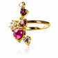 Anillo Red Garden, hecho de oro 18k con certificado de calidad y garantía de por vida, esta Joyería Caracas es una elección sofisticada y exclusiva para un momento tan especial. 