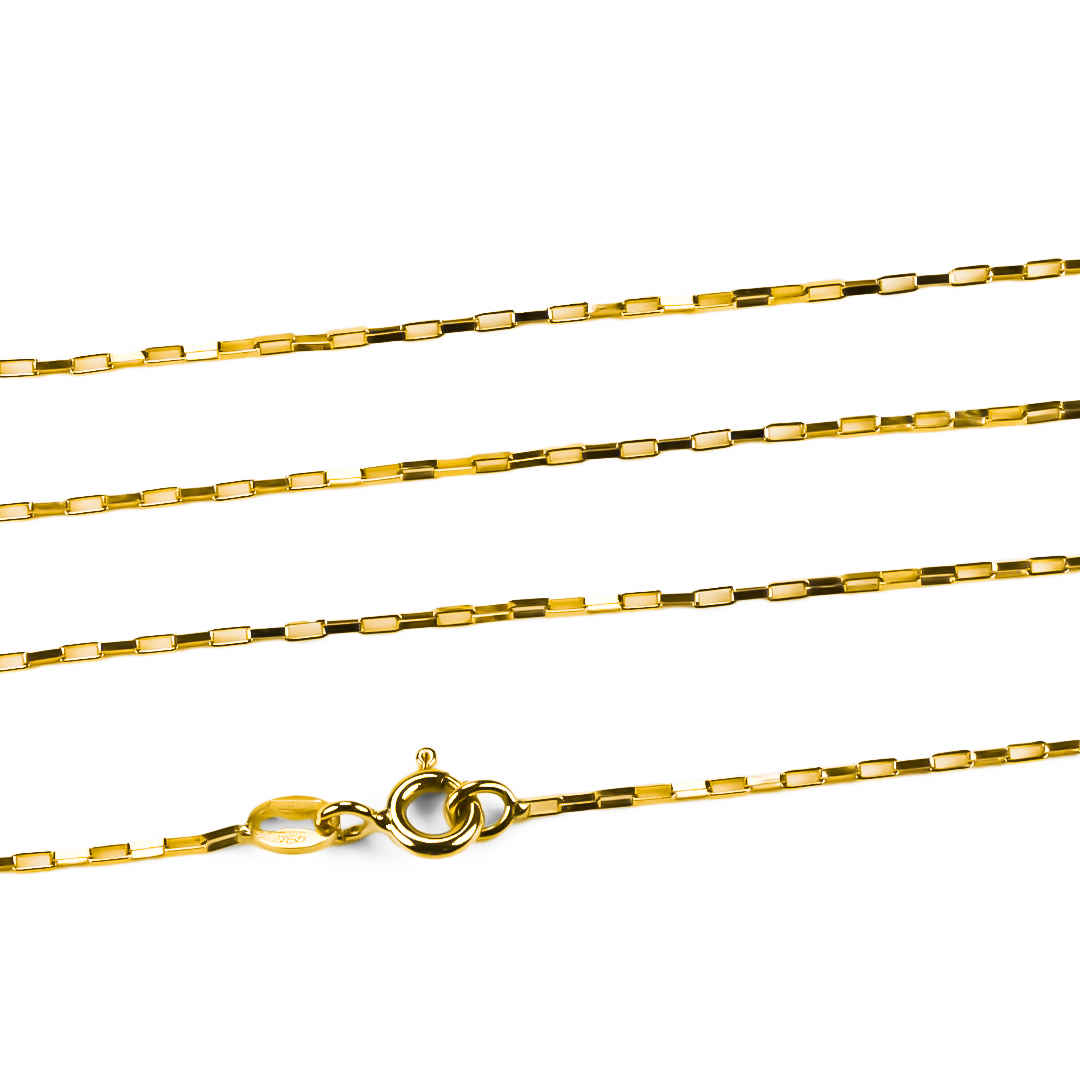 Cadena Franco S 40I en oro de 18K de la Joyería Caracas es una pieza de alta calidad y elegancia. Cuenta con garantía de por vida. 